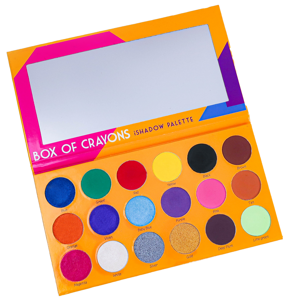 Box Of Crayons Cosmetic Palette by THE CRAYON CASE Official Store